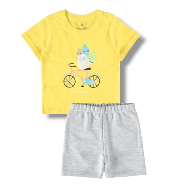 Conjunto Bebê Menino Verão Confortável Estiloso Malwee