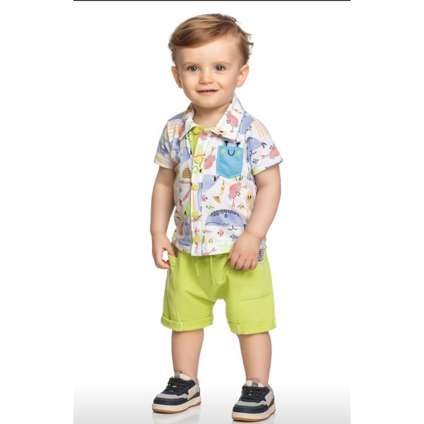 Conjunto Camisa/Bermuda Elian 