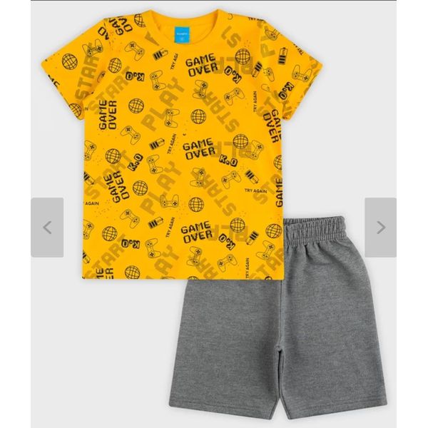 Conjunto Masculino 4/8 Game Over Kamylus