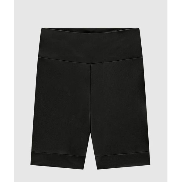Shorts Justo Feminino Em Malha Poliamida Stretch - ENFIM