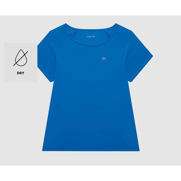 Blusa Básica Feminina Decote Redondo Em Malha Dry - ENFIM