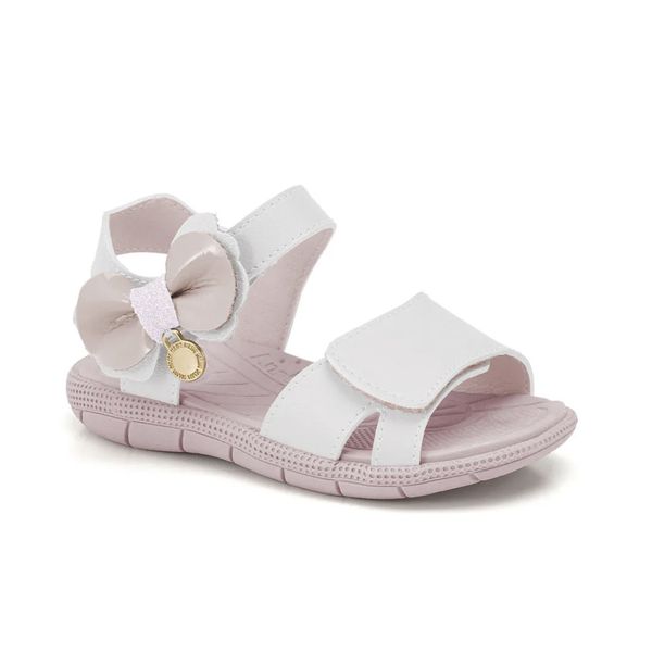 Sandália Infantil Feminina Klin Papete Tic Tac com Laço