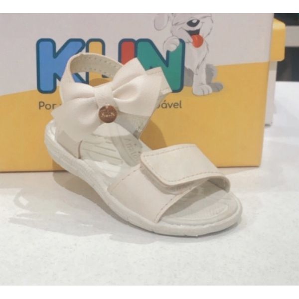 Sandália Infantil Klin Papete Tic Tac casual 