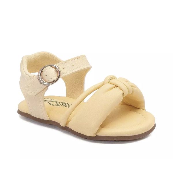 SANDÁLIA PARA BEBÊ INFANTIL KLIN CUPCAKE CANDY COLORS - AMARELO 