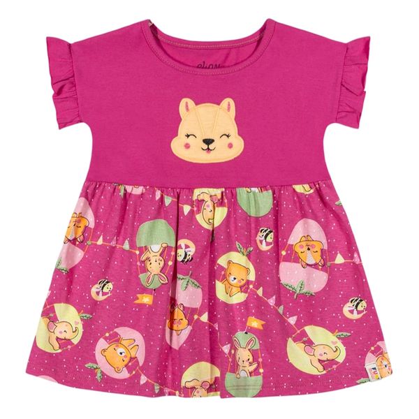 Vestido Bichinhos Pink Elian