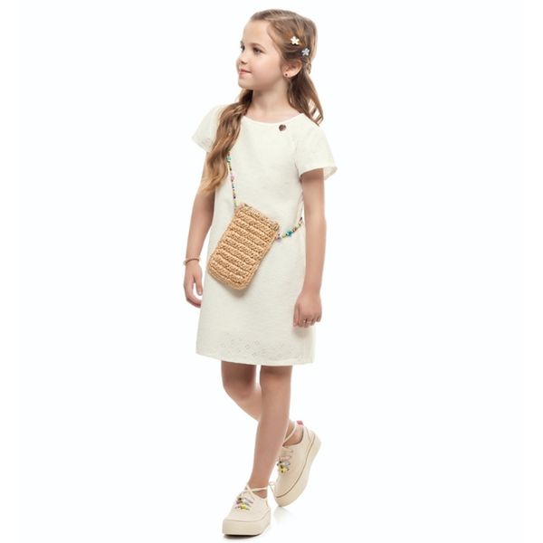 Kamylus Menina Vestido Em Laise 