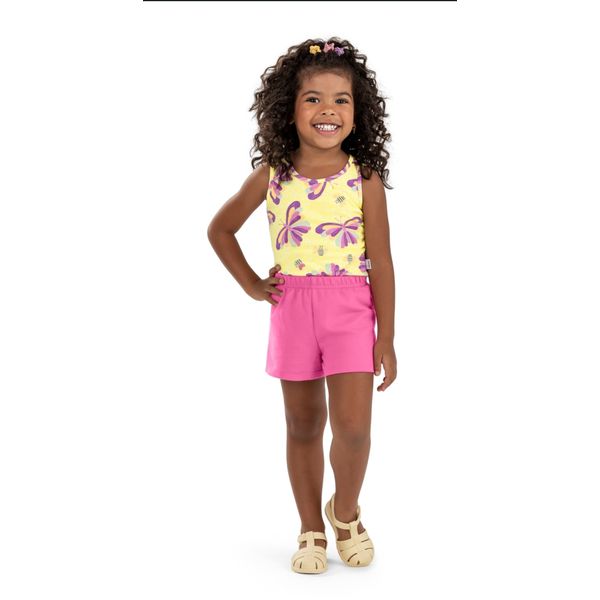 Conjunto Borboletas Amarela Elian