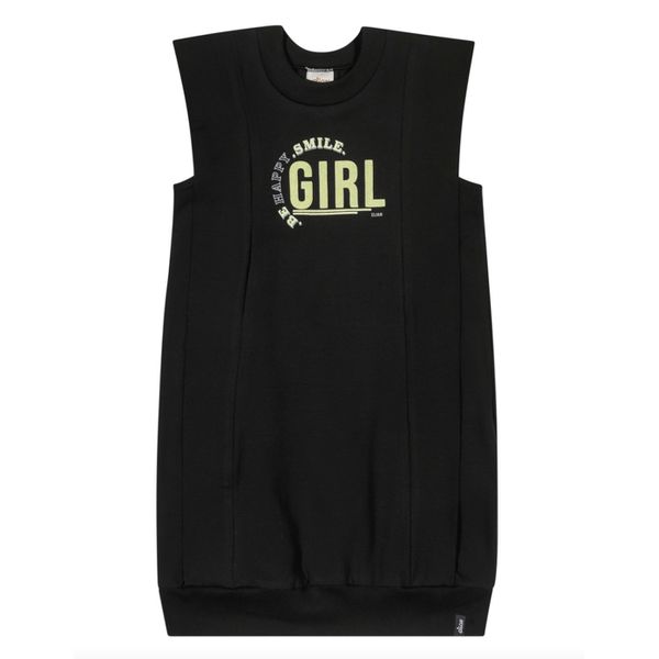 Elian - Vestido Infantil Menina Infantil Preto