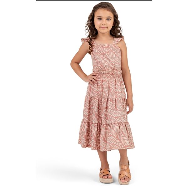 Conjunto Infantil Menina Folhagens Colorittá Rosa