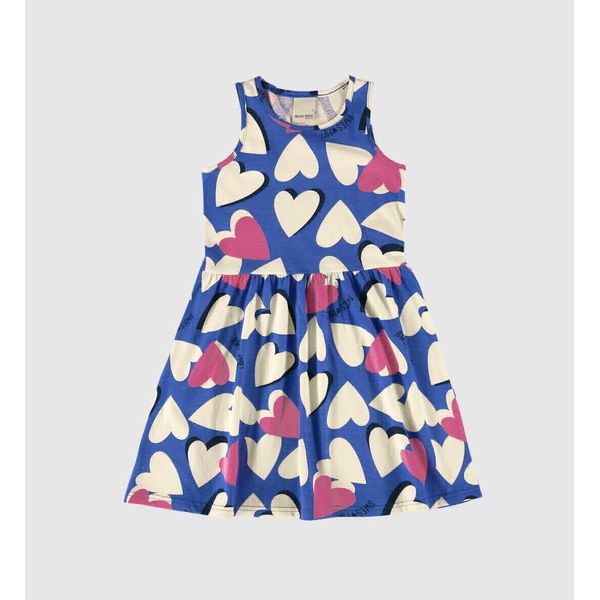 Vestido Infantil Estampado Em Algodão Malwee Kids