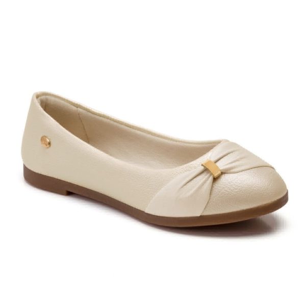 Sapatilha Menina Klin Princesa Kids Off White Pérola 