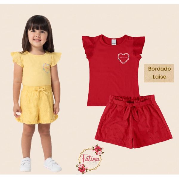 Conjunto Malwee Lase Vermelho