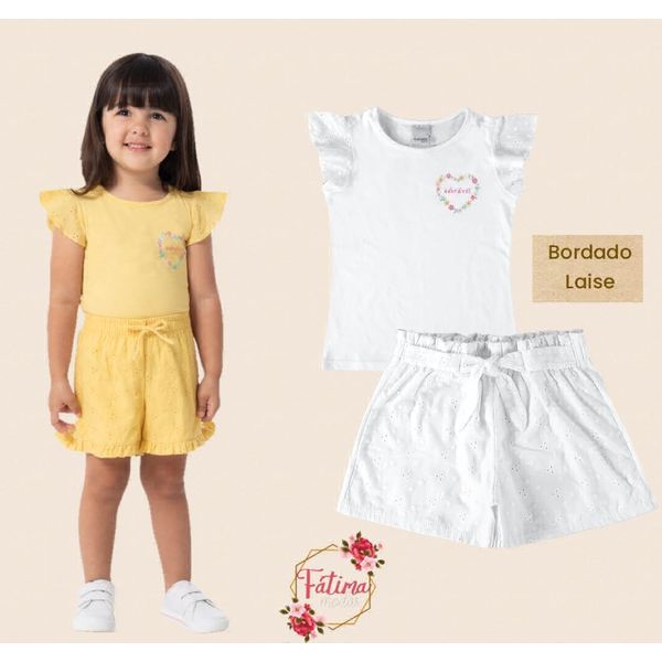 Conjunto Malwee Lase Branco