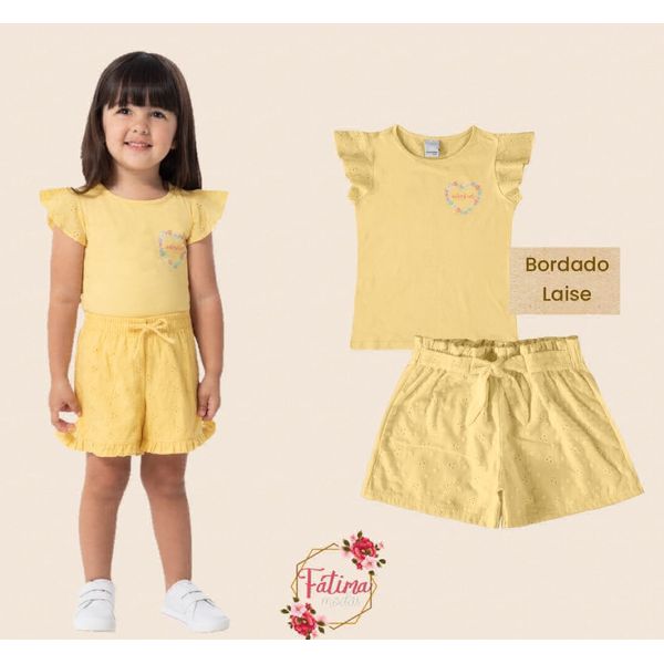 Conjunto Malwee Lase Amarelo