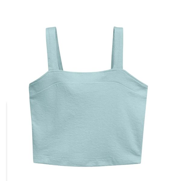 Top Feminino Alças Marialícia Azul