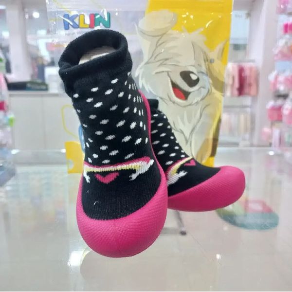 Meia Infantil Menina Klin com Solado Antiderrapante Arco Iris
