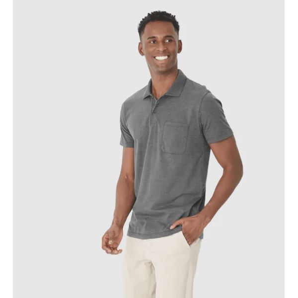 Camisa Polo Básica Masculina Gola Esporte Em Algodão