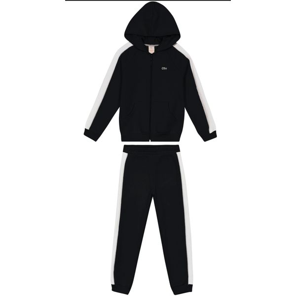 Conjunto Unissex Com Recorte Em Moletom Carinhoso