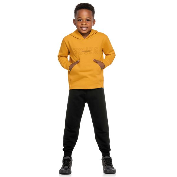 Conjunto Blusão e Calça Moletom Menino Squad 