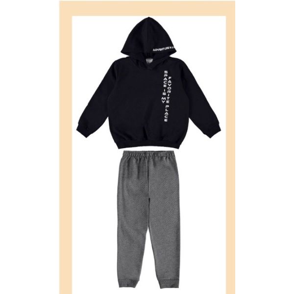 Conjunto Capuz letras Malwee