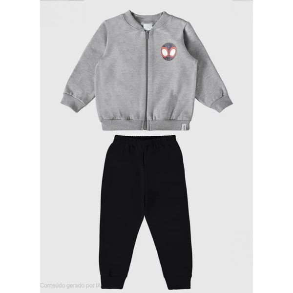 Conjunto Infantil Unissex Jaqueta Homem-Aranha Marvel® Malwee Kids