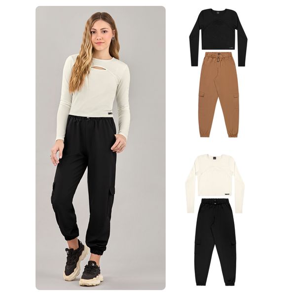 Conjunto Juvenil Menina Filete Detalhe Elian Beats