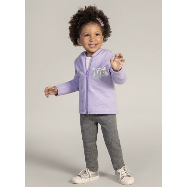 Conjunto infantil menina de estrelas Brandili