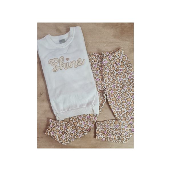 Conjunto Calça Blusa Shine Infantil Brandili