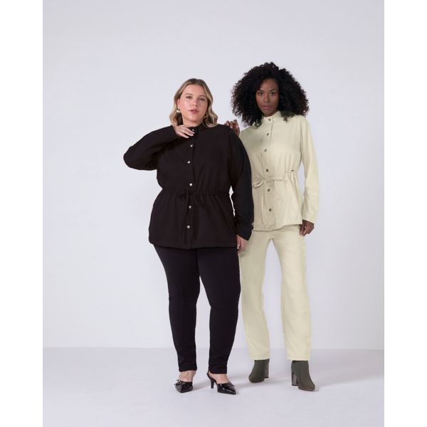 Parka Feminina com Botões Marialícia