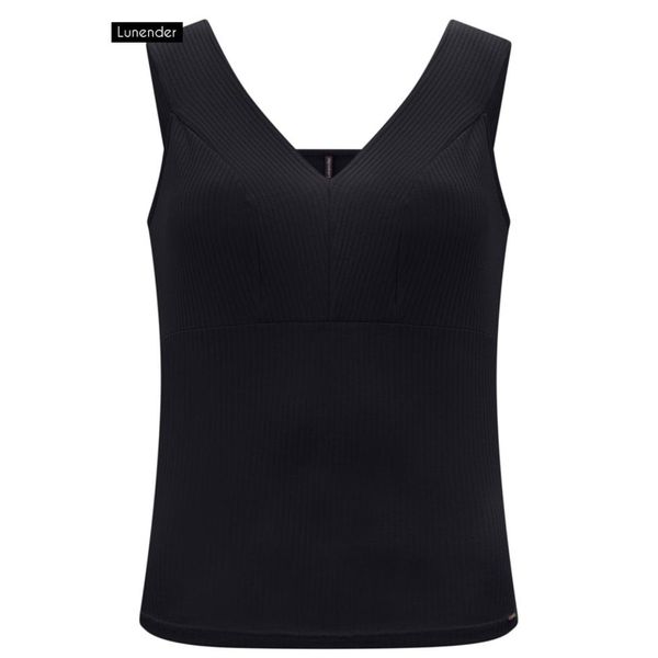 BLUSA MALHA CANELADO SEVILHA PRETA