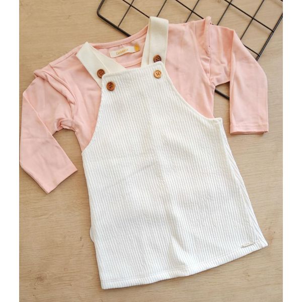 Carinhoso - Conjunto Blusa e Salopete