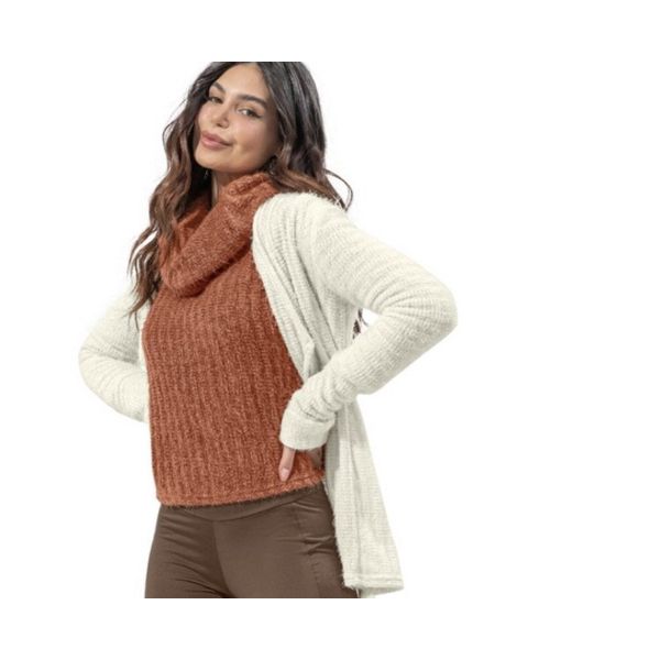 Cardigan Tricot Cereja Rosa