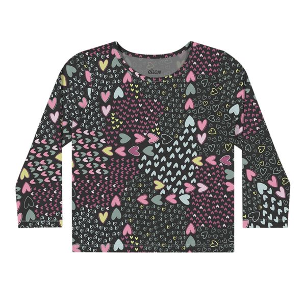 Blusa Infantil Menina Manga Longa 