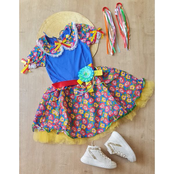Vestido Junino Flores