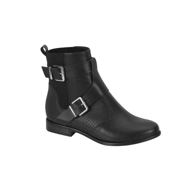 Bota Feminina Moleca Com Fivela Preta 