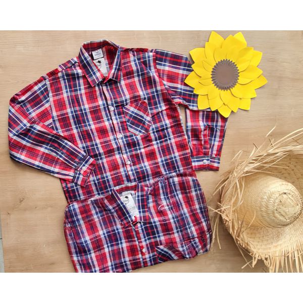 Camisa Xadrez Festa Junina São João Festival