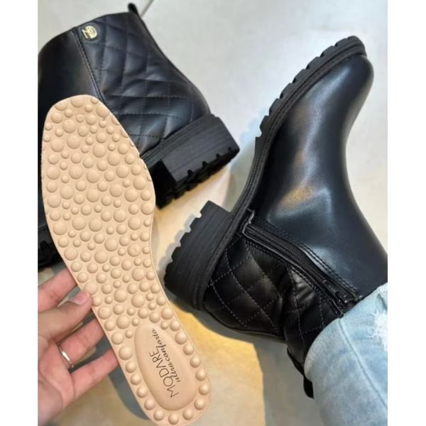 Coturno Modare Ultraconforto 7074.106 Preto