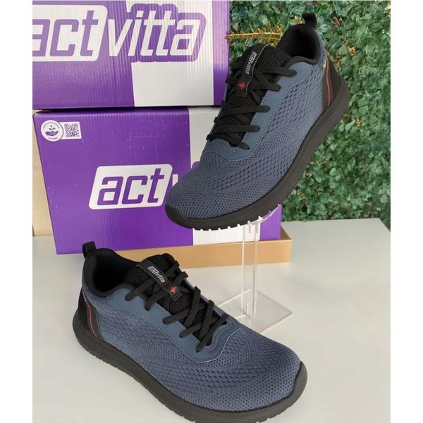 TENIS ACTVITTA 4914.220.29198 GRAFITE/PRETO