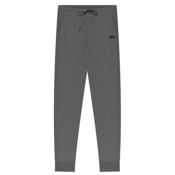 Calça Slim Com Cadarço Em Moletom De Algodão Responsável