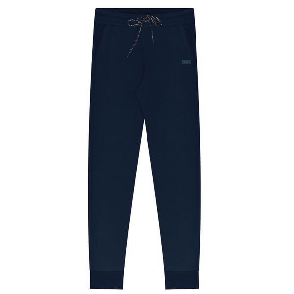 Calça Slim Com Cadarço Em Moletom De Algodão Responsável