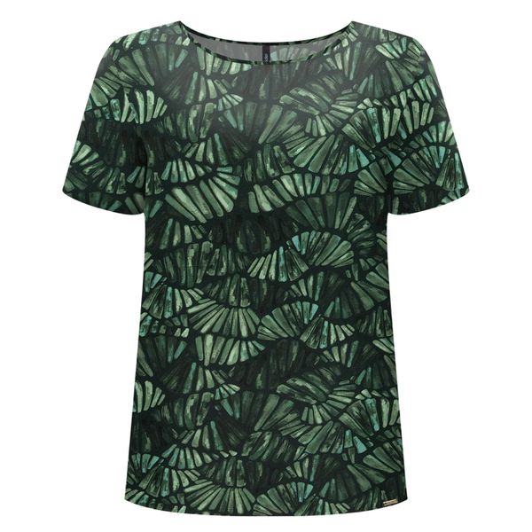 Blusa Lunender Rayon folhas