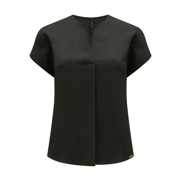 BLUSA TECIDO CREPE ZURIQUE PRETO