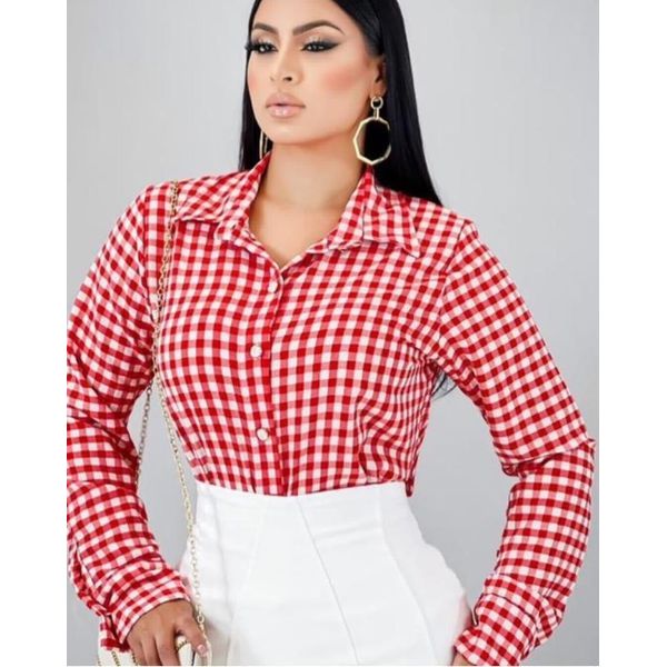 blusa xadrez