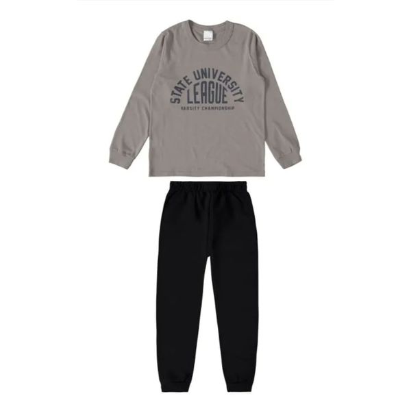 Conjunto Longo Infantil Menino Camiseta Trust The Process Malwee Kids