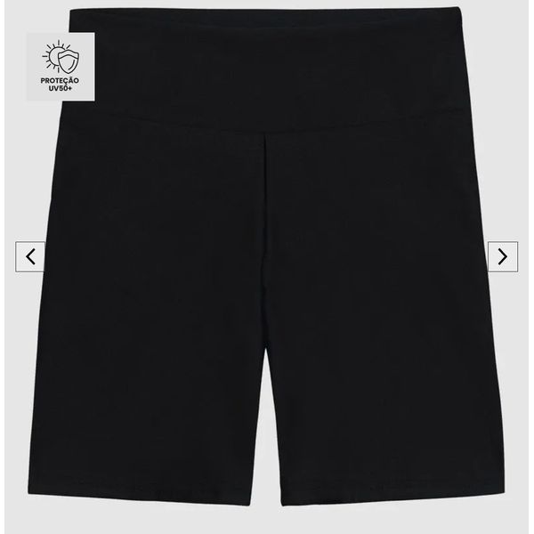 Shorts Justo Feminino Em Malha Com Proteção UV50+ - ENFIM