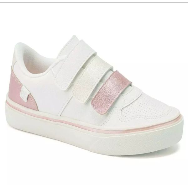 Tênis Infantil Klin Freestyle BR/Off White Perolizado/RS Metalizado