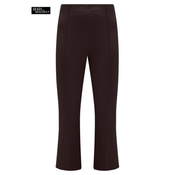 Lunender Mais Mulher - Calça Bailarina com Nervuras em Malha 