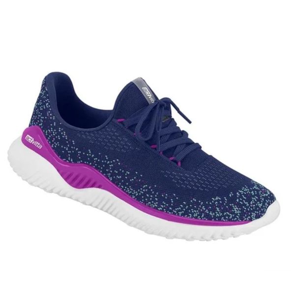 Tênis Feminino Esportivo Actvitta Gaspea Azul/ Turquesa - Azul