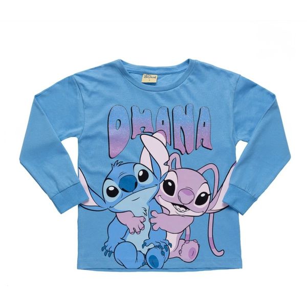 Blusa Infantil Stitch Azul Hortênsia Fakini