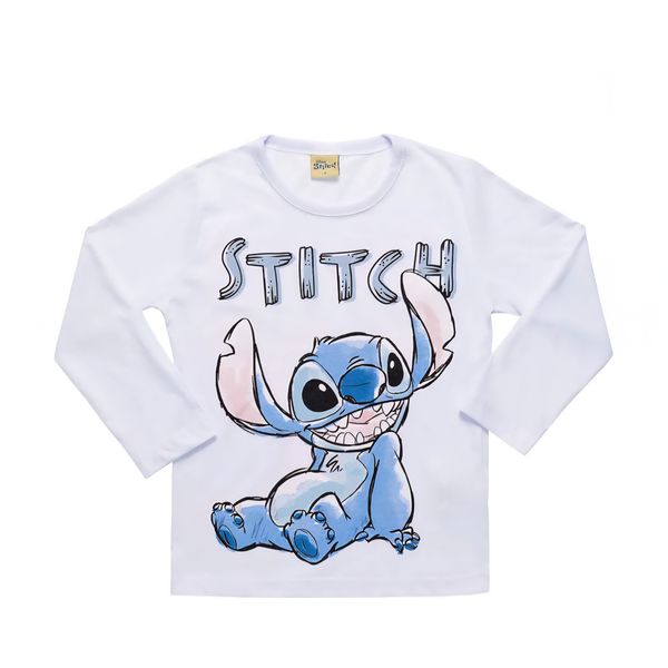 Blusa Infantil Stitch Fakini